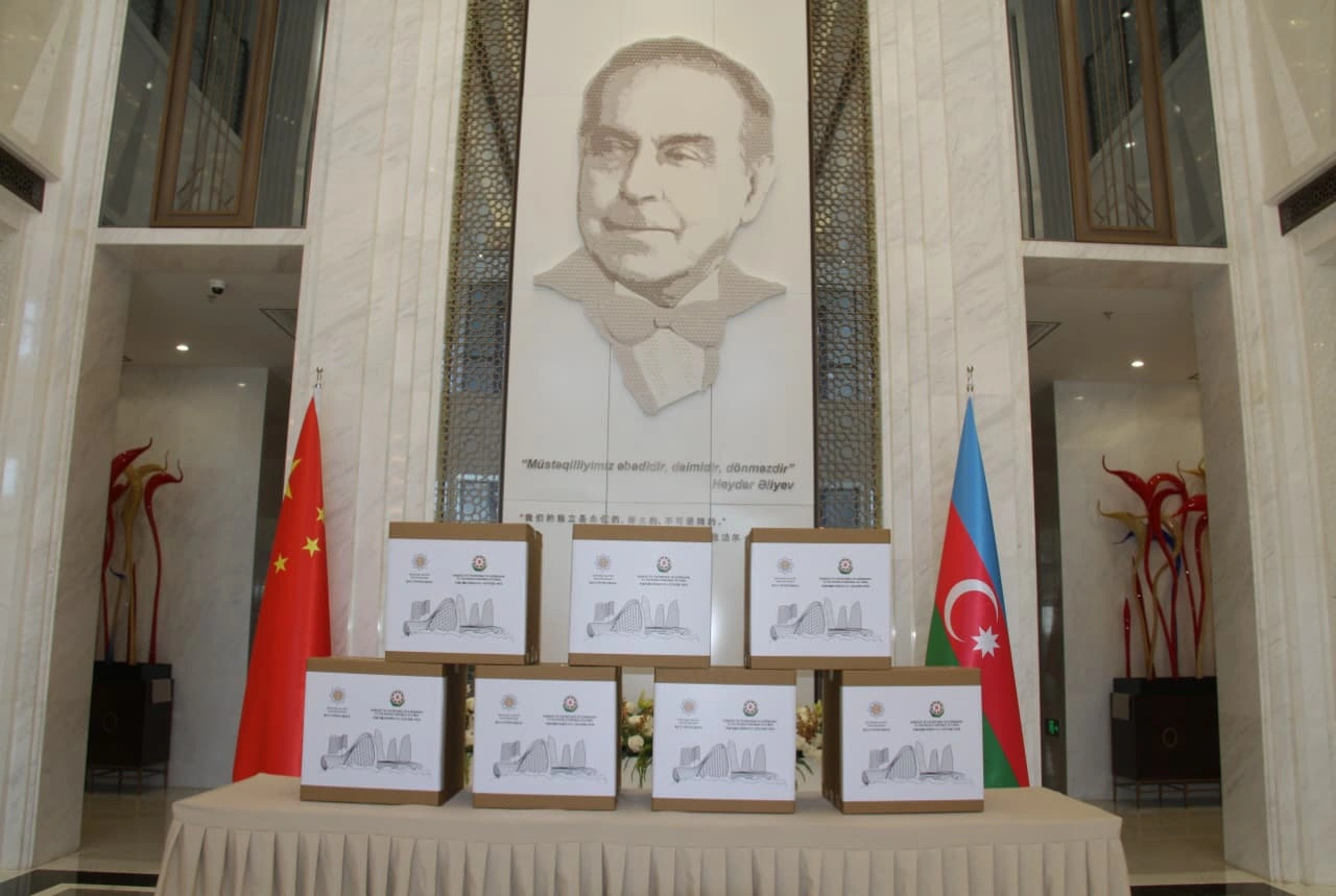 Çində Heydər Əliyevin doğum günü münasibətilə xeyriyyə tədbiri keçirildi - FOTO