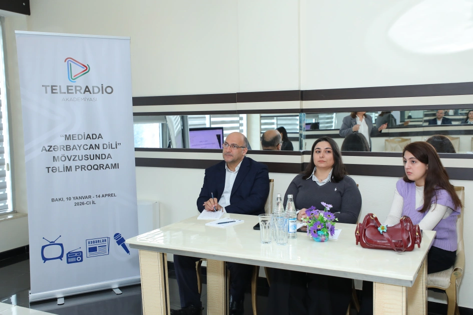 “Mediada Azərbaycan dili” təlimlərinin növbəti mərhələsi təşkil olundu - FOTO