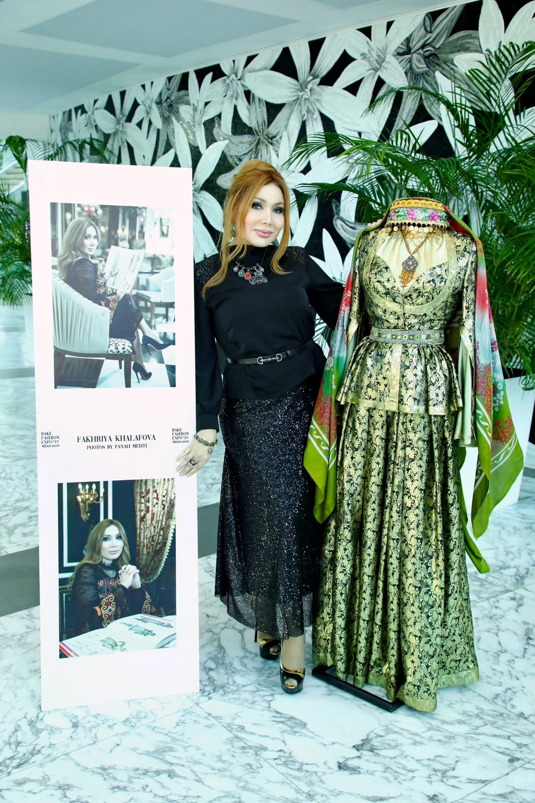 Azərbaycanda qız uşaqlarının ənənəvi baş bağlaması və baş geyimlərinin istifadəsi - modelyer Fəxriyə Xələfovanın təhlilində - FOTO