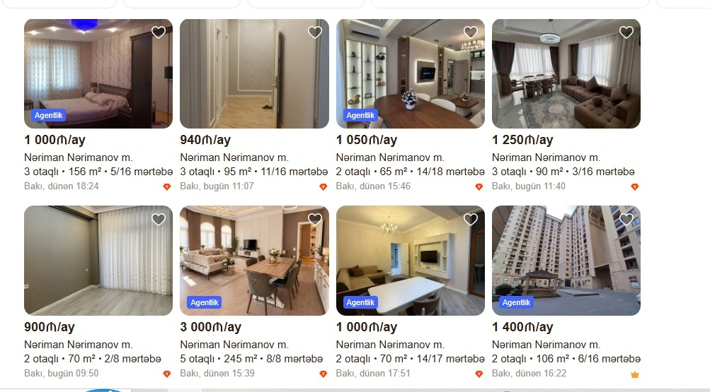 Nərimanovda kirayə ev böhranı - 600 manata mənzil tapılmır