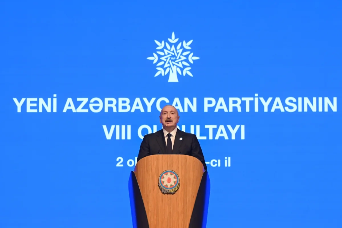 İlham Əliyev YAP-ın qurultayında çıxış etdi - FOTOLAR - YENİLƏNİB