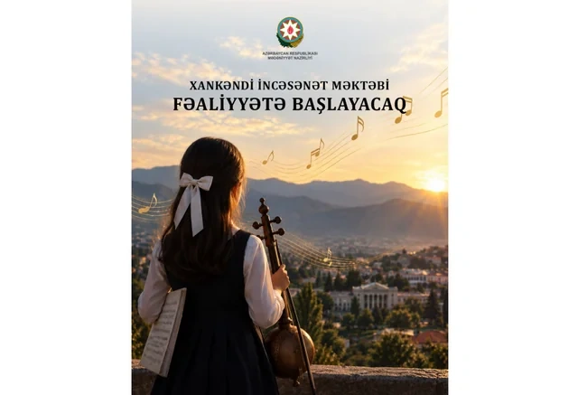 Xankəndidə İncəsənət Məktəbi fəaliyyətə başlayacaq - FOTO