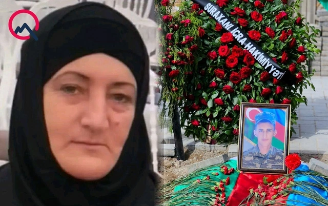 Qətlə yetirilən əsgərin anası qəzada öldü - FOTO