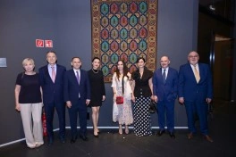 Leyla Əliyeva Budapeştdə “Azərbaycan xalçaları – ənənədən müasir incəsənətə” sərgisinin təqdimatında iştirak edib - FOTO