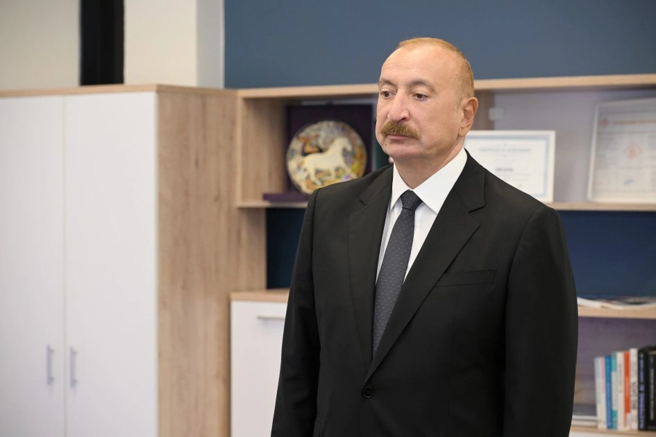 İlham Əliyev “SABAH.city” innovasiya şəhərciyinin birinci mərhələsinin açılışında - FOTOLAR