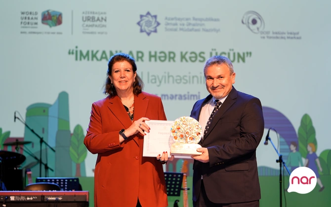 “Nar” “İmkanlar hər kəs üçün” layihəsinin bağlanış mərasimində iştirak edib - FOTO