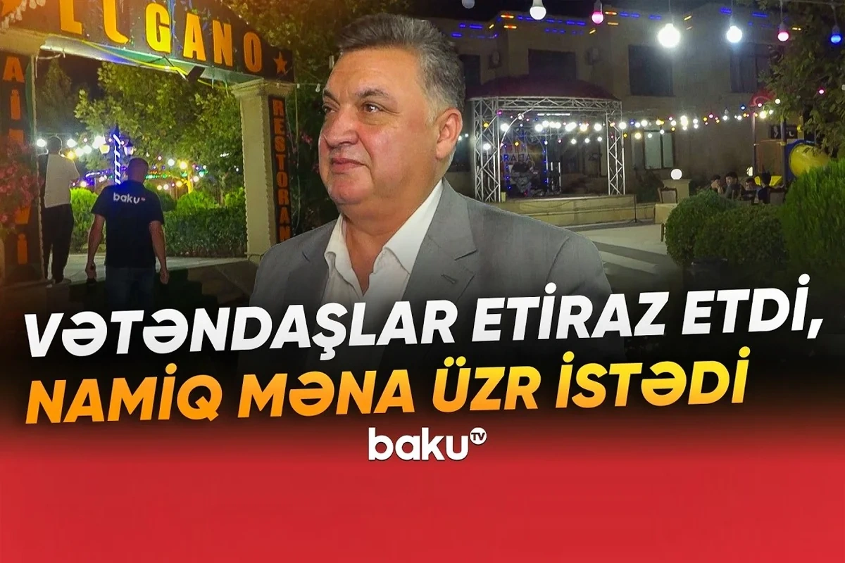 Namiq Mənanın meyxana dediyi restoranda nə baş verir? - VİDEO