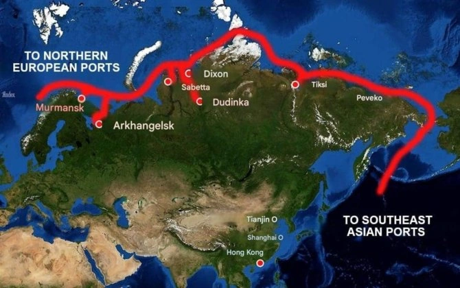 Çin Şimal dəniz yolu ilə Avropaya ilk müntəzəm həftəlik konteyner marşrutunu işə salır - KİV-lər