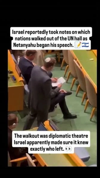 Netanyahunun BMT-dəki çıxışından sonra İsrailli rəsmi zaldan çıxan 70-ə yaxın ölkə nümayəndəsinin qeydini apardı?..+VİDEO