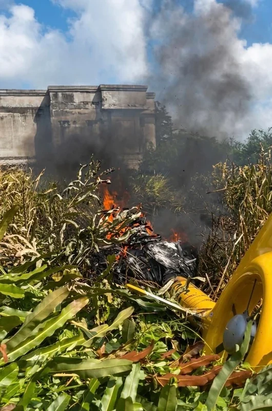 Tailandda helikopter qəzası: Xəsarət alanlar var - FOTO