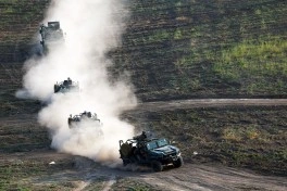 Azərbaycan, Türkiyə və Özbəkistan hərbi qulluqçuları taktiki fəaliyyətləri yerinə yetirib - FOTO