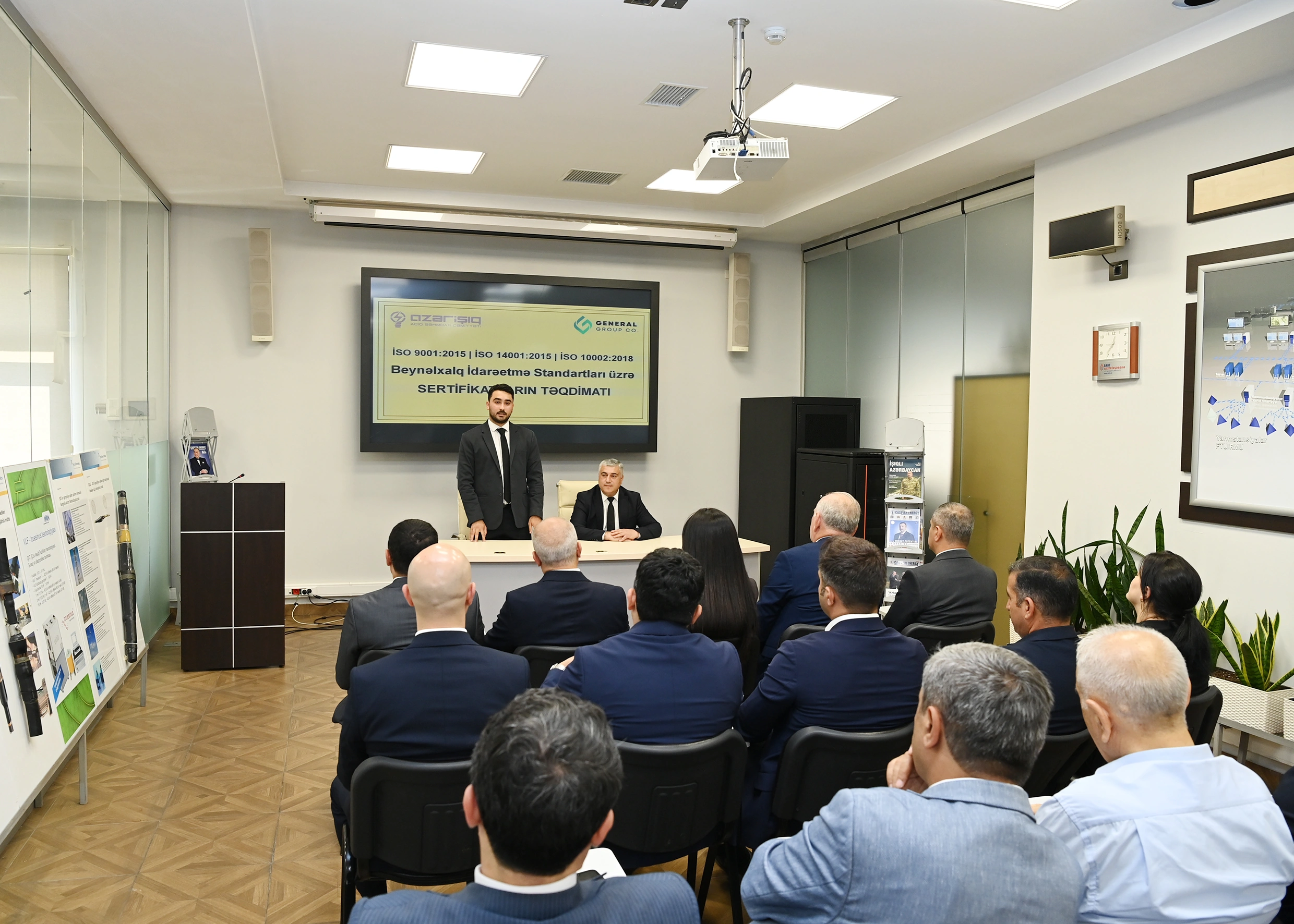 “Azərişıq” ISO beynəlxalq standartları üzrə sertifikatlar aldı - FOTO