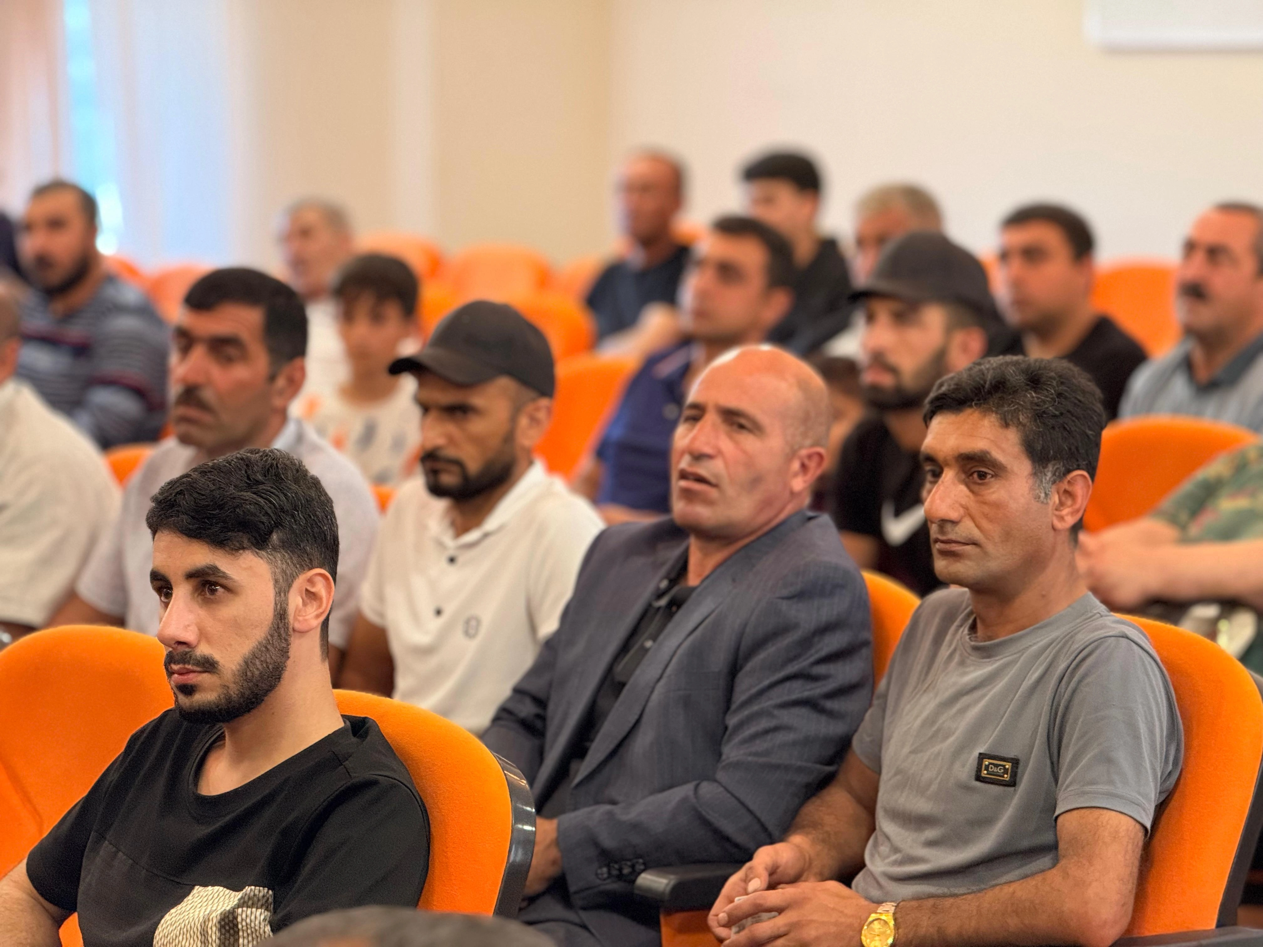 Ağdərə sakinləri sosial müdafiə tədbirləri və mina təhlükəsi ilə bağlı maarifləndirilib - FOTO