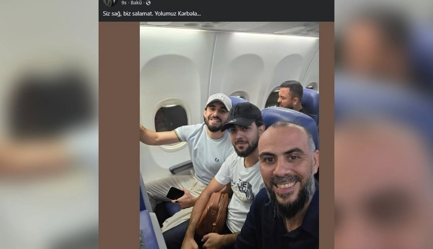 Elvin Cəfərquliyev Kərbəlaya yola düşdü - FOTO