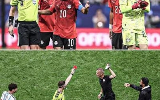 Məşhur ingilis hakim Argentinaya qarşı matçda Misirin qolunun sayılmamasını kəskin tənqid etdi...-"The Athletic"
