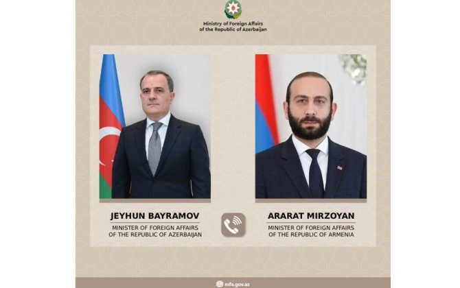 Azərbaycan və Ermənistan XİN başçıları arasında telefon danışığı olub
