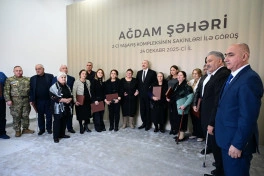 Prezident İlham Əliyev Ağdamda 2-ci yaşayış kompleksinin açılışında iştirak edib - YENİLƏNİB - FOTO