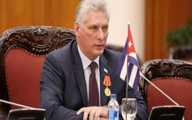 Kuba Prezidenti ölkənin özünü son damla qanına qədər müdafiə etməyə hazır olduğunu bildirib