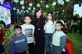 Heydər Əliyev Fondu uşaqlar üçün bayram şənliyi təşkil edib - FOTO
