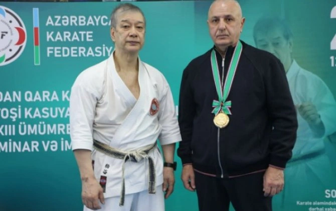 Ülvi Quliyev xüsusi medalla təltif olundu - FOTOLAR