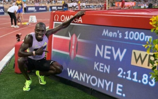Keniyalı atlet 27 illik rekordu təzələdi