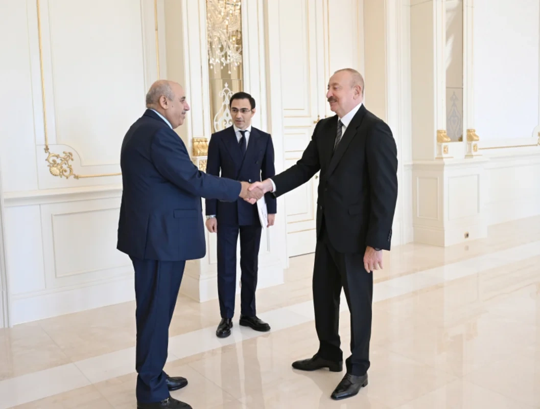 İlham Əliyev İordaniya Nümayəndələr Palatasının sərdini qəbul etdi - FOTO