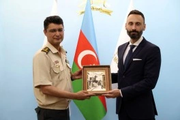 Serbiya Müdafiə Nazirliyinin nümayəndə heyəti Azərbaycanda səfərdə olub - FOTO