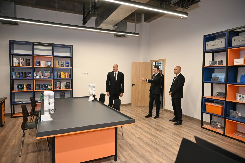 İlham Əliyev “SABAH.city” innovasiya şəhərciyinin birinci mərhələsinin açılışında - FOTOLAR