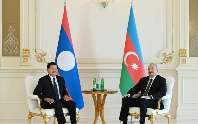 Azərbaycan və Laos prezidentləri mətbuata bəyanatlarla çıxış ediblər - YENİLƏNİB