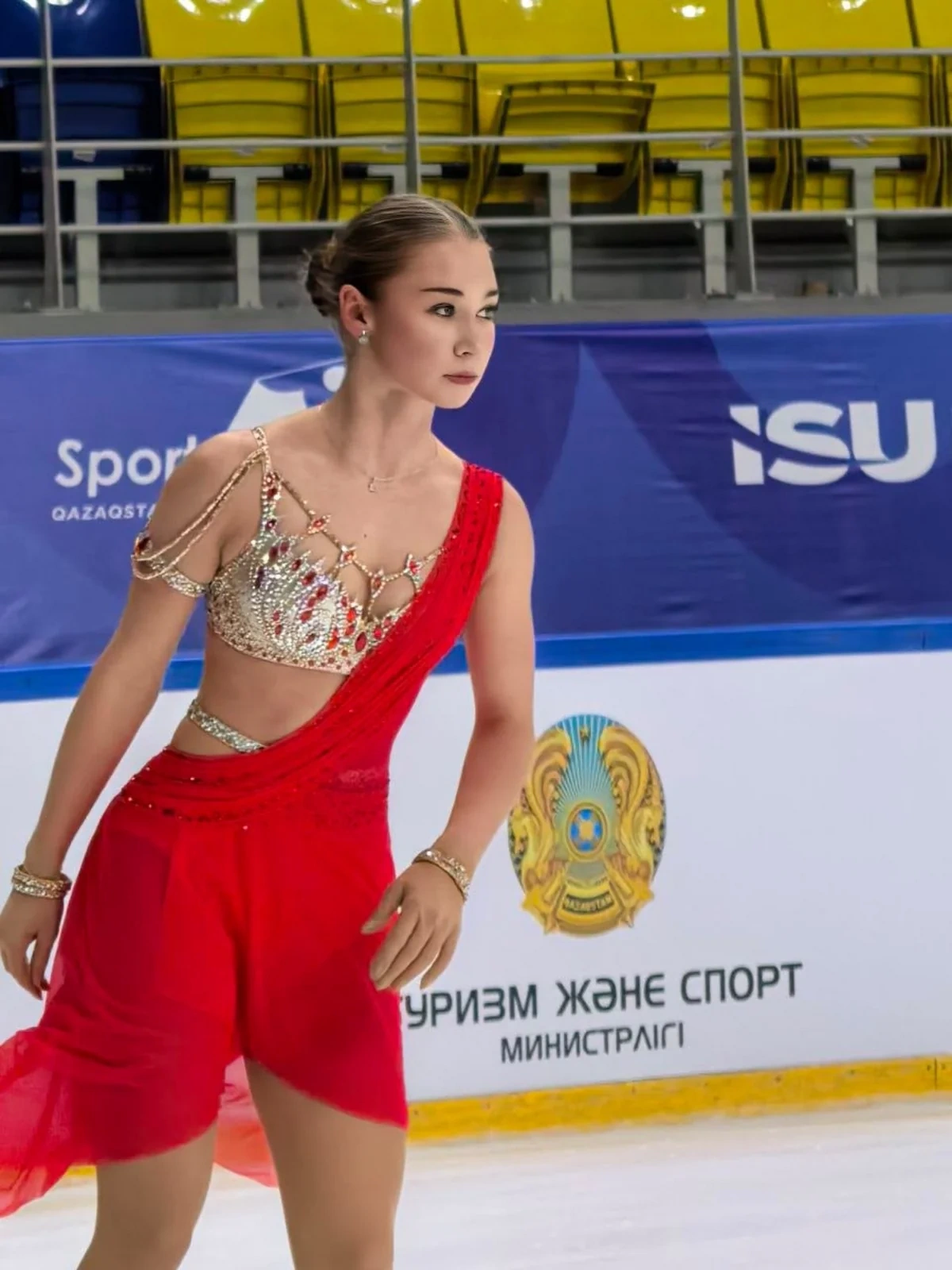Veronika Jilina Almatıda keçirilən yarışda 6-cı yeri tutub - FOTO