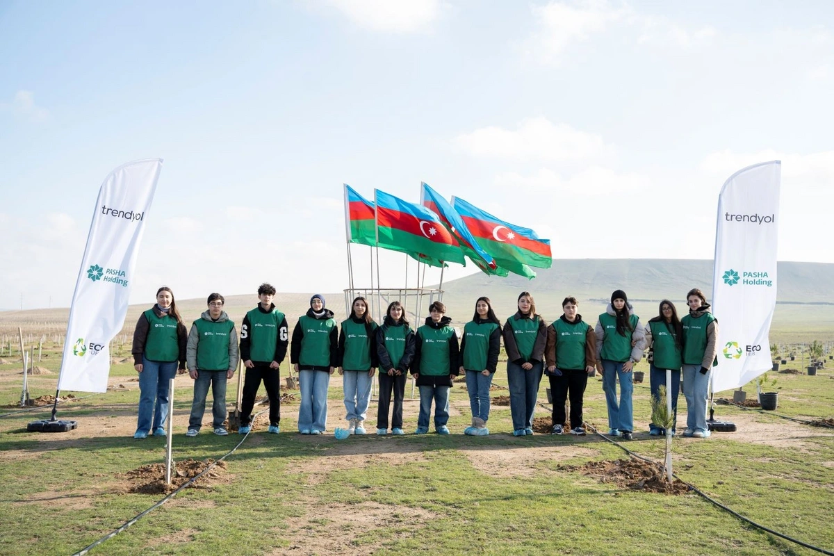 "Trendyol" və "PAŞA Holdinq"in təşəbbüsü ilə 12 mindən çox ağac əkilib - FOTO