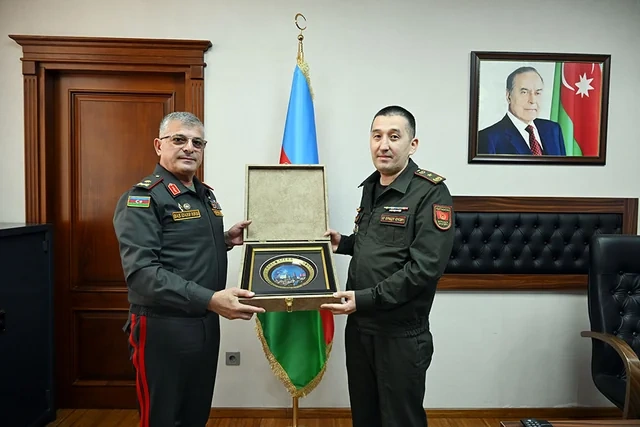 Azərbaycanla Qırğızıstan arasında hərbi təhlükəsizlik məsələləri müzakirə edilib - FOTO