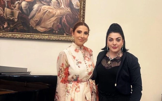 Fidan Hacıyevanın Vokal Məktəbində dünya şöhrətli Tamara İverinin ustad dərsi keçirildi - FOTO/VİDEO