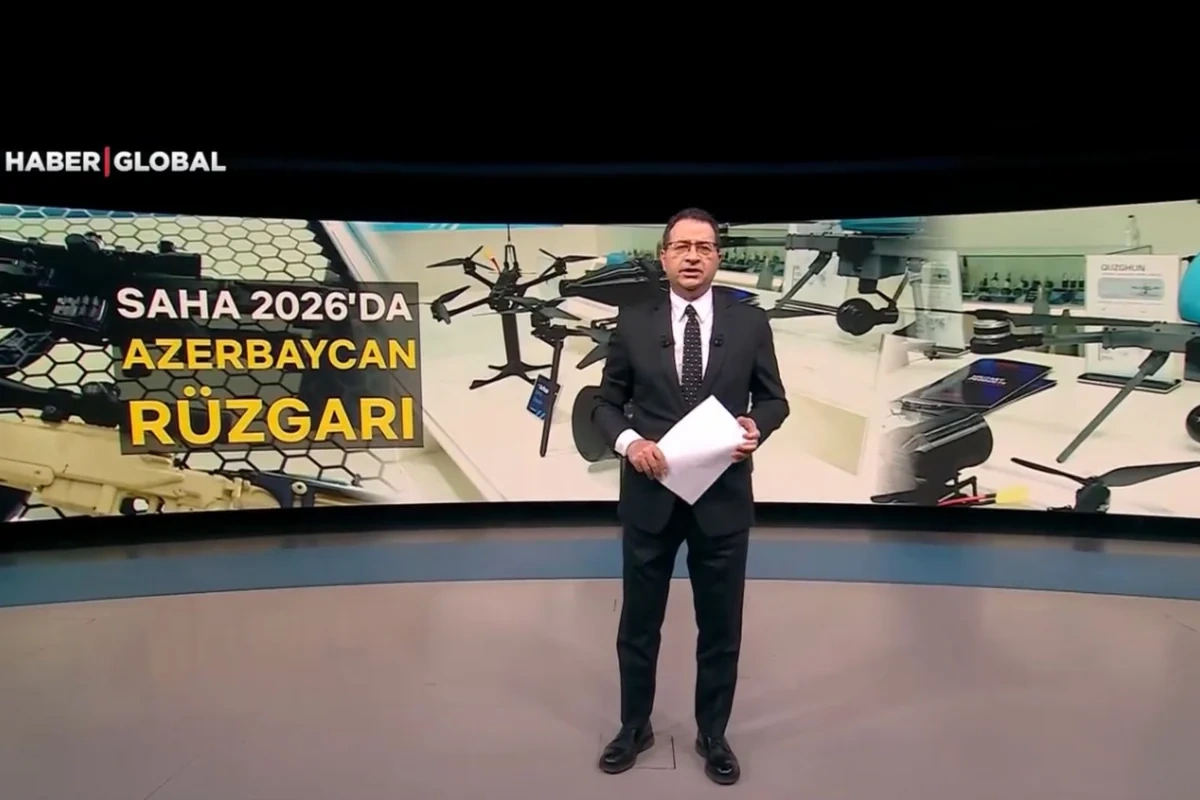 "Haber Global" "SAHA 2026" hərbi sərgisindəki Azərbaycan stendindən reportaj hazırladı - VİDEO