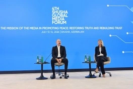 Prezident İlham Əliyev IV Şuşa Qlobal Media Forumunun açılışında iştirak edib - FOTO - VİDEO - YENİLƏNİB