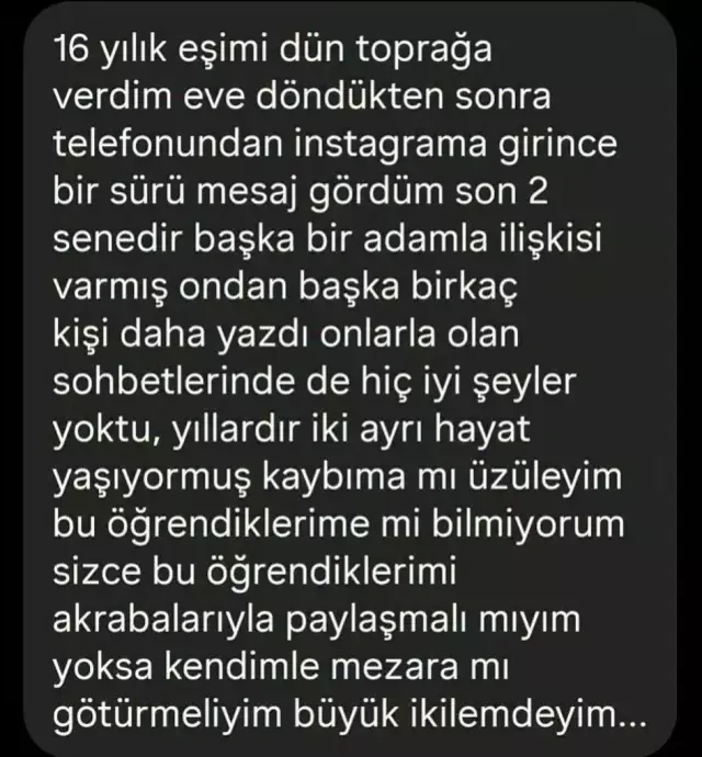 Ölən arvadının telefonunu yoxlayan kişi ŞOKA düşdü