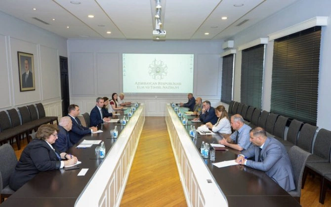 Cəzaçəkmə müəssisələri nəzdindəki peşə təhsili müəssisələrində görüş keçirilib - FOTO