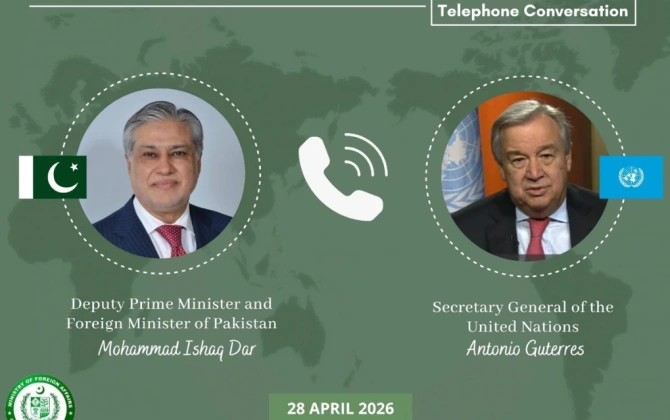 BMT-nin baş katibi Yaxın Şərqdəki vəziyyətə görə Pakistanın XİN başçısına zəng vurub