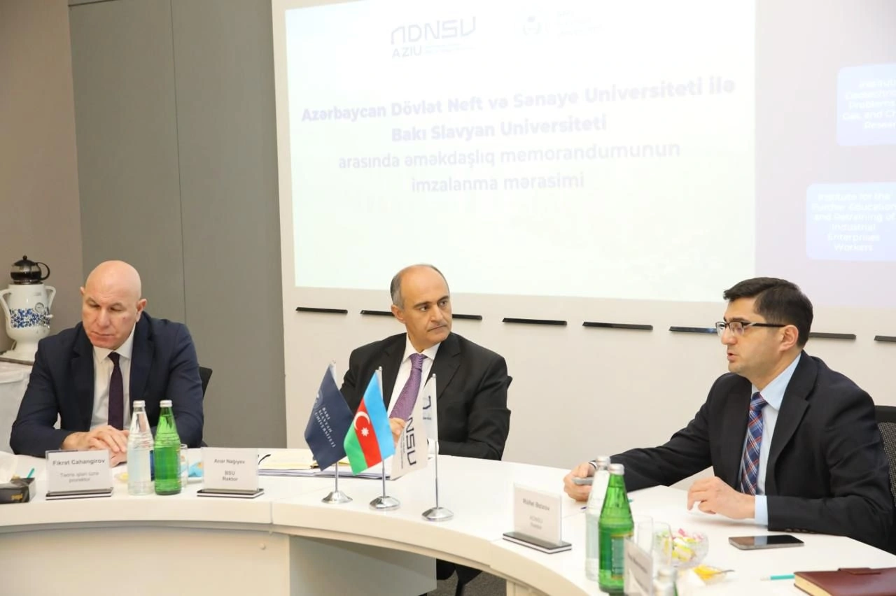 BSU ilə ADNSU birgə layihələrə başlayır - FOTOLAR