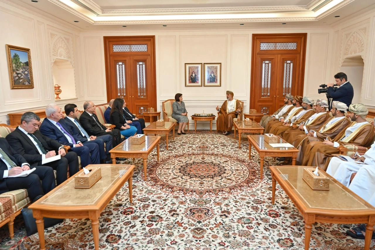 Sahibə Qafarova Oman Şura Məclisinin sədri ilə görüşüb - FOTO