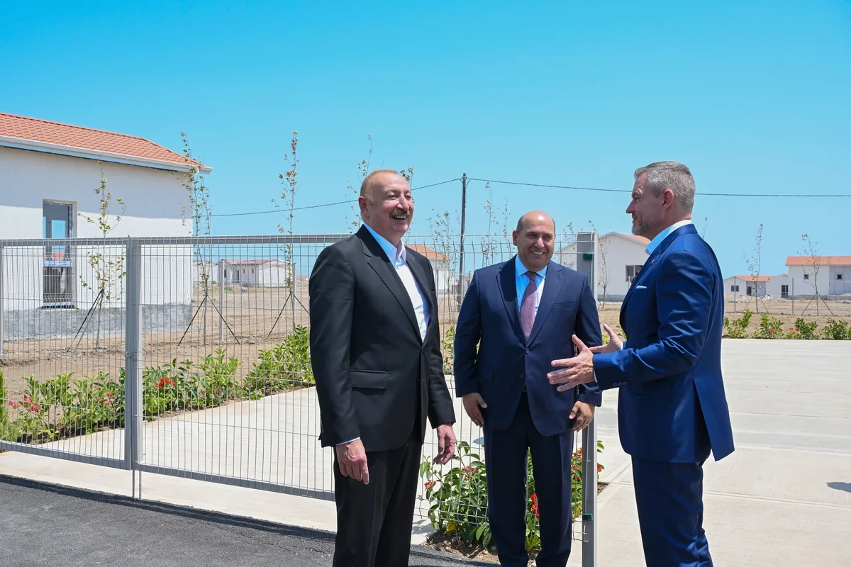 Azərbaycan və Slovakiya prezidentləri Baş Qərvənddə - FOTOLAR