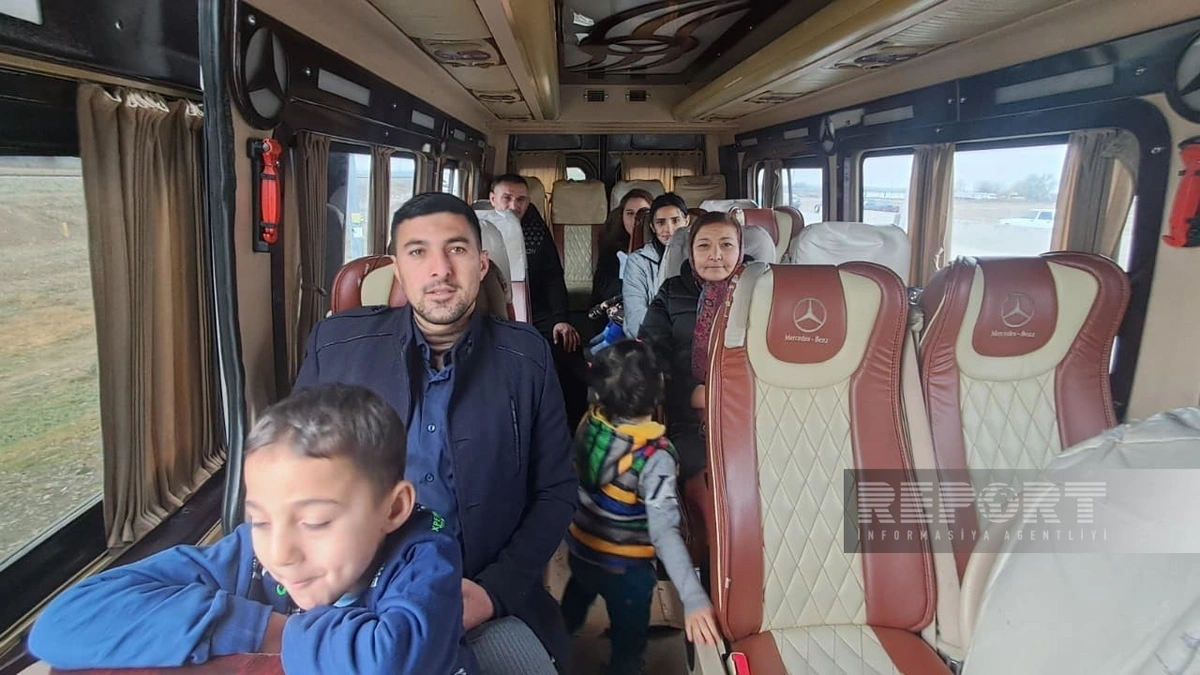 Ağdam, Xocalı və Xocavənd rayonlarına növbəti köç karvanları yola salınıb - FOTOLAR