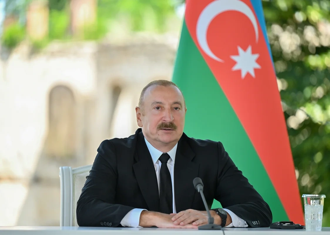 Prezidentlər Şuşada mətbuata bəyanatlarla çıxış etdilər - FOTO/VİDEO - YENİLƏNİB