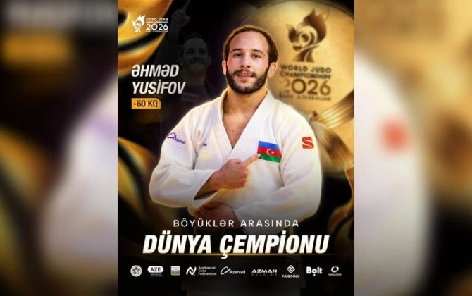 Əhməd Yusifov dünya çempionu oldu