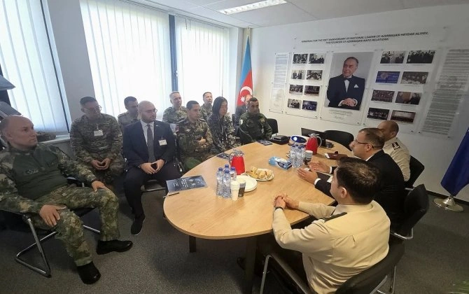 Azərbaycanın NATO yanındakı nümayəndəliyində 9 ölkənin nümayəndələri qəbul edilib