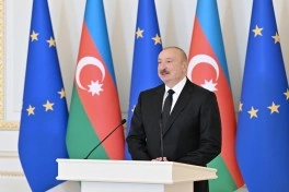 İlham Əliyev və Ursula Fon der Lyayen mətbuata bəyanatlarla çıxış ediblər - YENİLƏNİB - VİDEO - FOTO