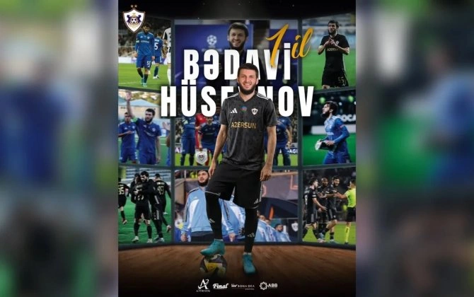 "Qarabağ" Bədavi Hüseynovla müqavilənin müddətini uzatdı