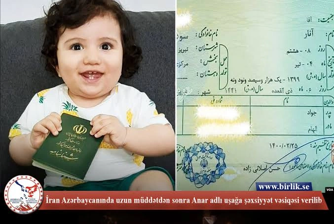 İranda Çağrı adlı azərbaycanlı uşağa, nəhayət, 6 ildən sonra doğum haqqında şəhadətnamə verildi...-NİYƏ?..