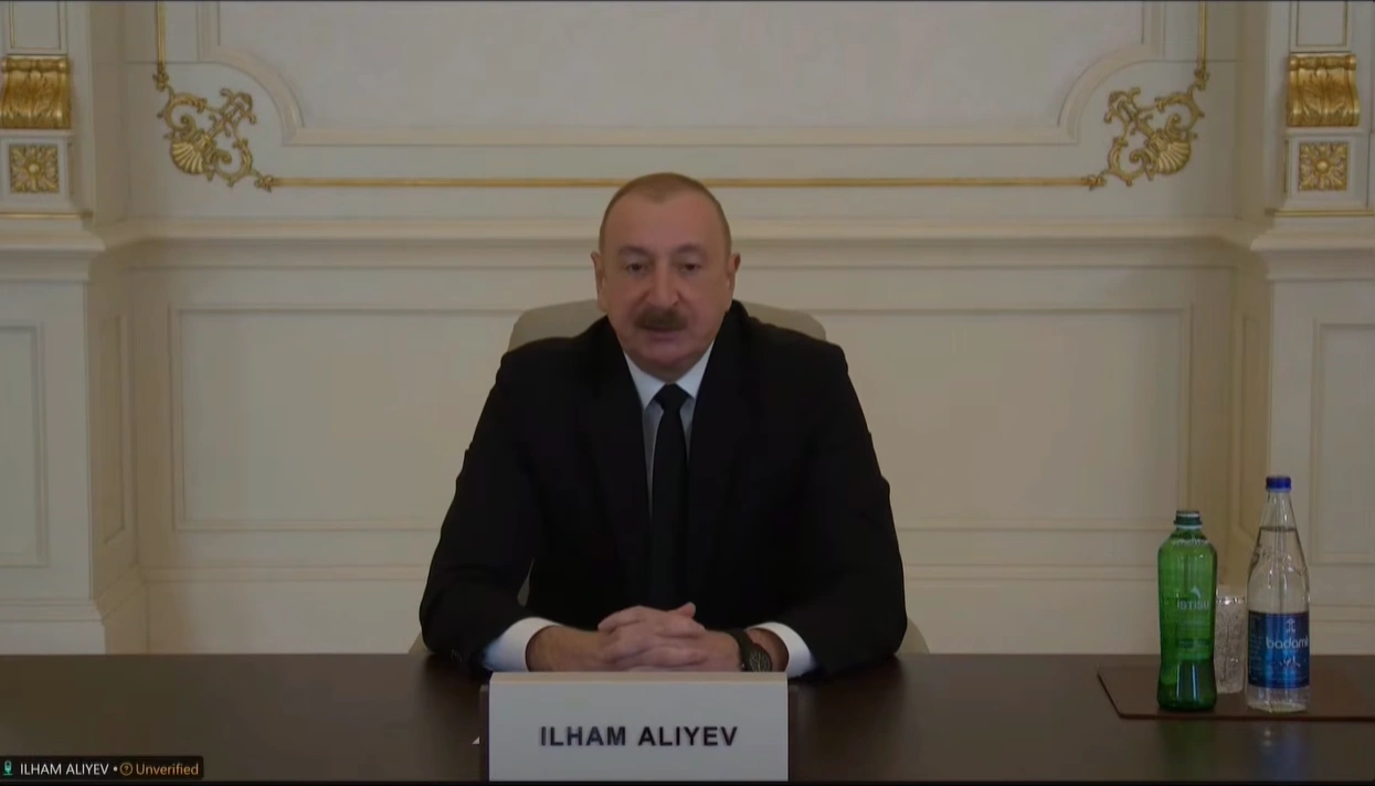 İlham Əliyev İrəvandakı tədbirdə videobağlantı formatında çıxış etdi - YENİLƏNİB