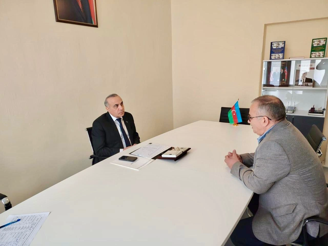 Azay Quliyev seçicilərlə görüş keçirib - FOTO